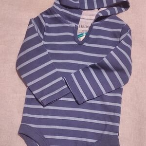 Infants Long Sleeved Hoodie Onesie